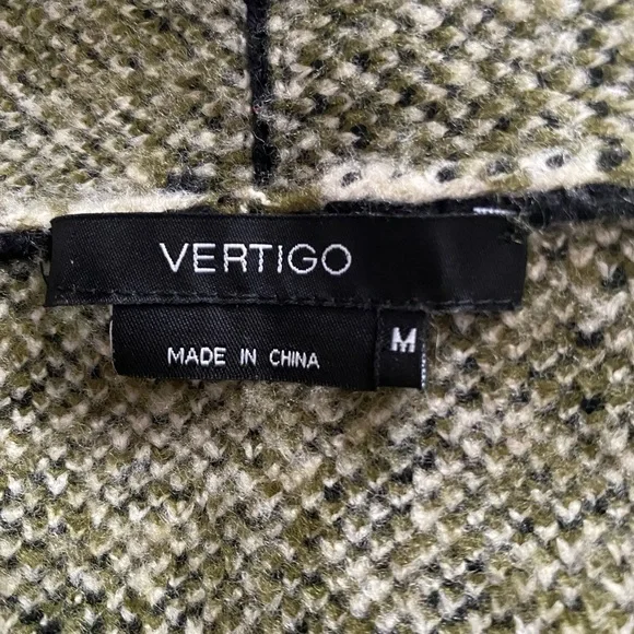 Vertigo Women’s Open-Front Longline Bohemian Coatigan Coat Cardigan Size Medium - Picture 6 of 7